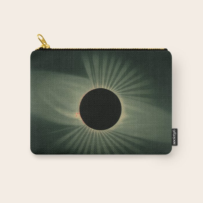 Total Solar Eclipse By éTienne LéOpold Trouvelot (1878) Carry All Pouch