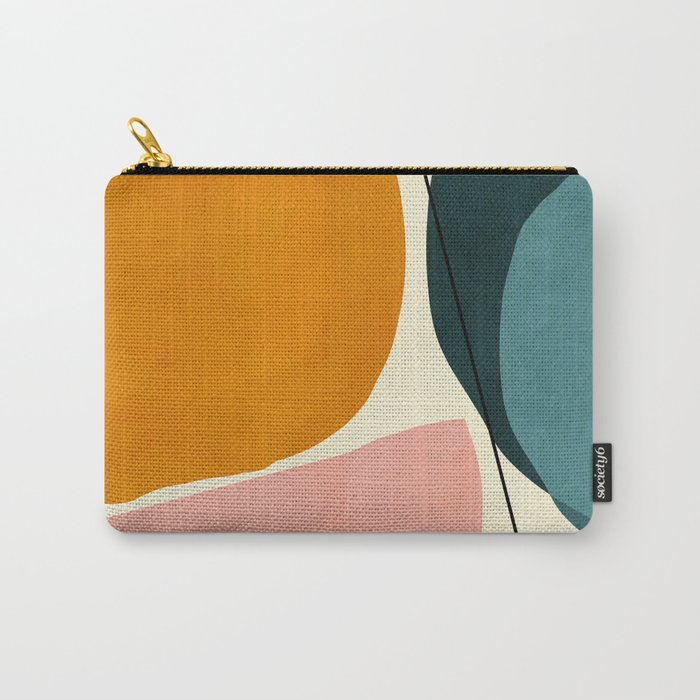 Shapes Geometric Minimal Painting Abstract Carry All Pouch