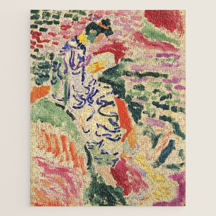 La Japonaise Woman Beside The Water By Henri Matisse Jigsaw Puzzle
