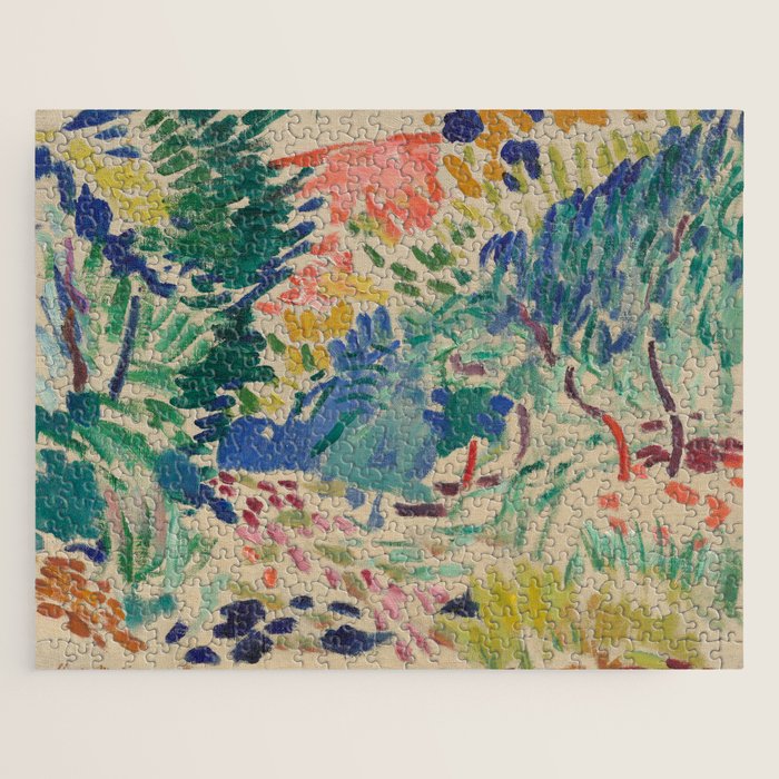 Landscape At Collioure By Henri Matisse Jigsaw Puzzle