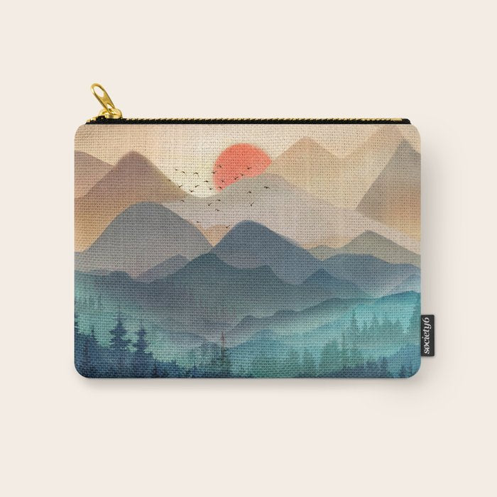 Wilderness Becomes Alive At Night Carry All Pouch