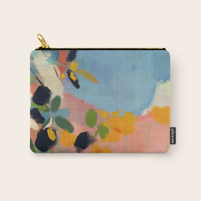 Garden With Sea View And Olive Tree Carry All Pouch