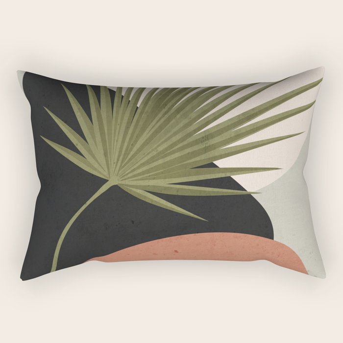 Tropical Leaf- Abstract Art 5 Rectangular Pillow