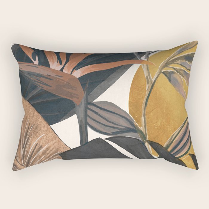 Abstract Tropical Art Iii Rectangular Pillow