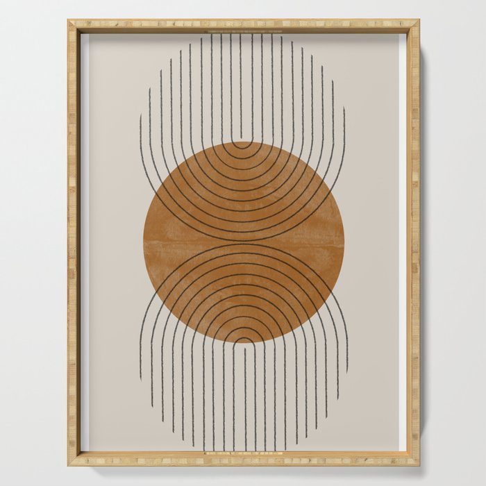 Perfect Touch  Mid Century Modern Serving Tray