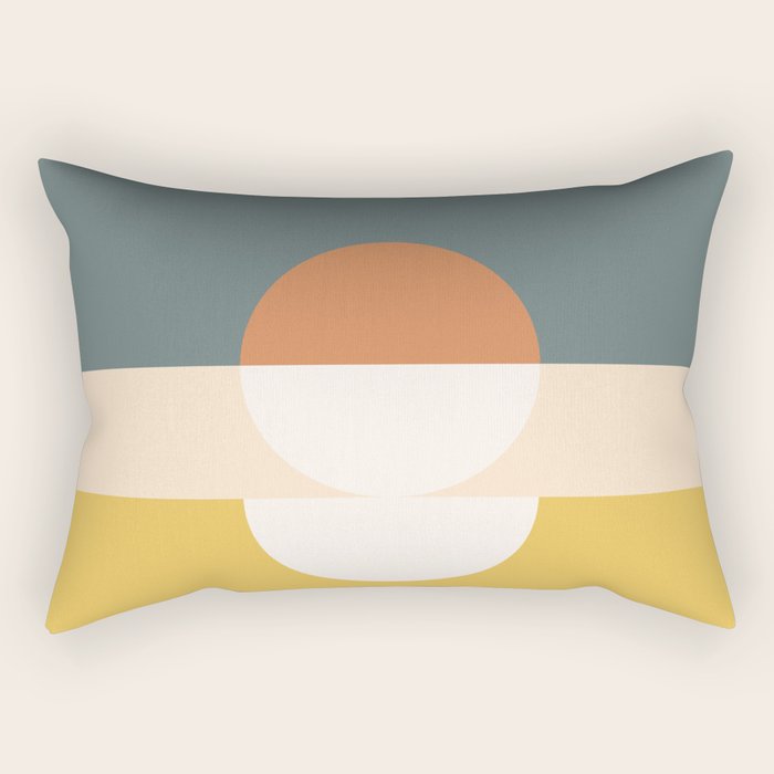 Abstract Geometric 02 Rectangular Pillow