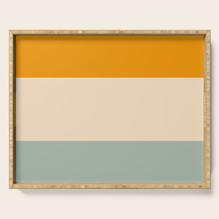 Heracles - Minimal Summer Retro Stripes Serving Tray