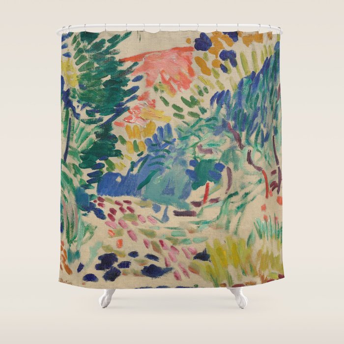 Landscape At Collioure By Henri Matisse Shower Curtain