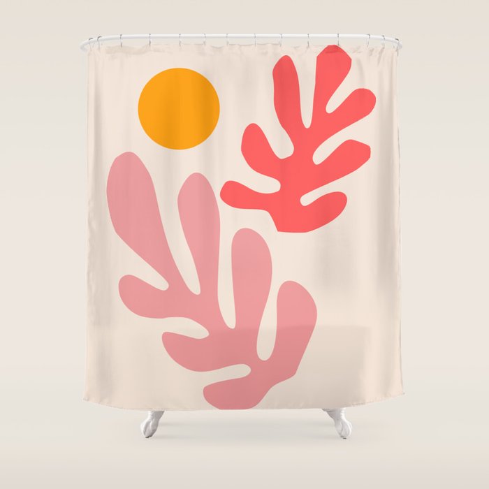 Henri Matisse - Leaves - Blush Shower Curtain