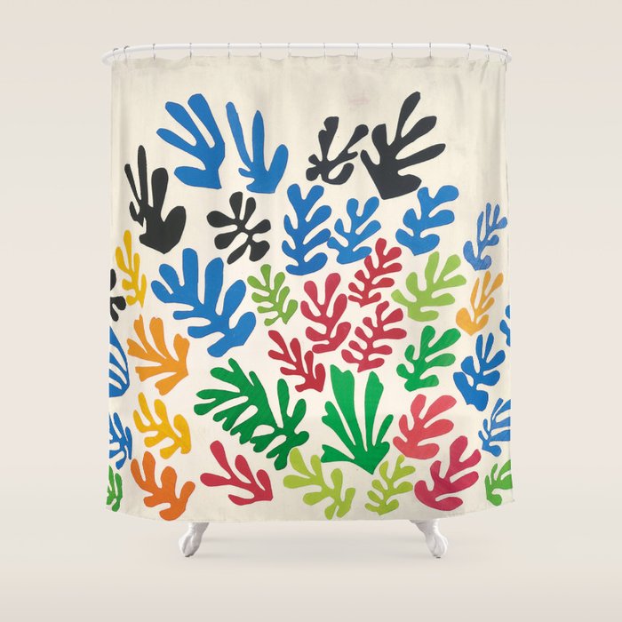 Leaf Cutouts By Henri Matisse (1953) Shower Curtain