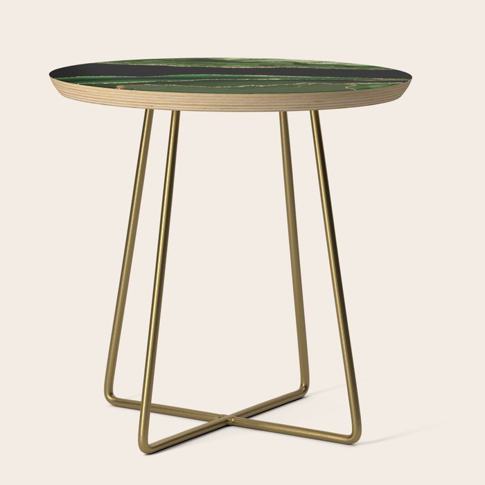 Emerald Marble Glamour Landscapes Side Table