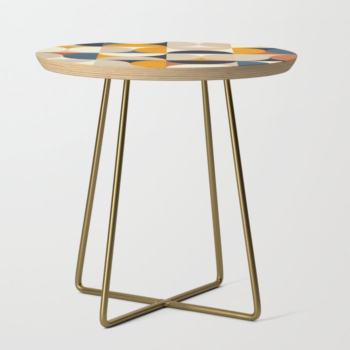 Mid Century Abstract Shapes Fall Winter 1 Side Table