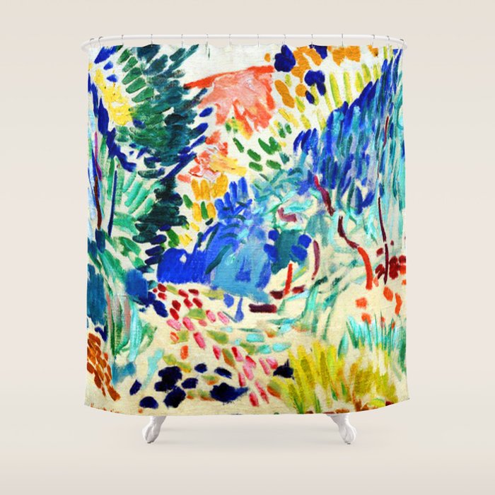 Henri Matisse Landscape At Collioure Shower Curtain