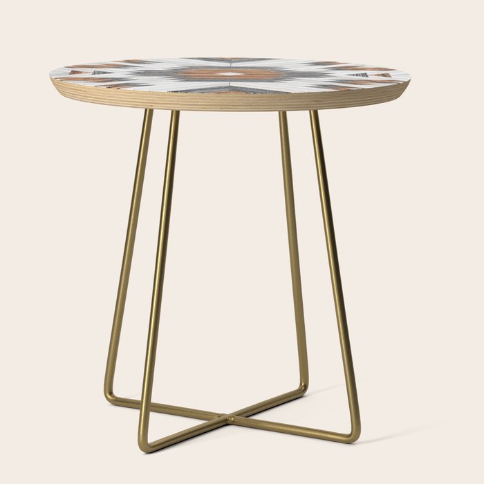 Urban Tribal Pattern No.8 - Aztec - Wood Side Table