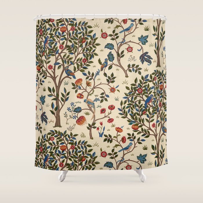 William Morris "Kelmscott Tree" 1. Shower Curtain