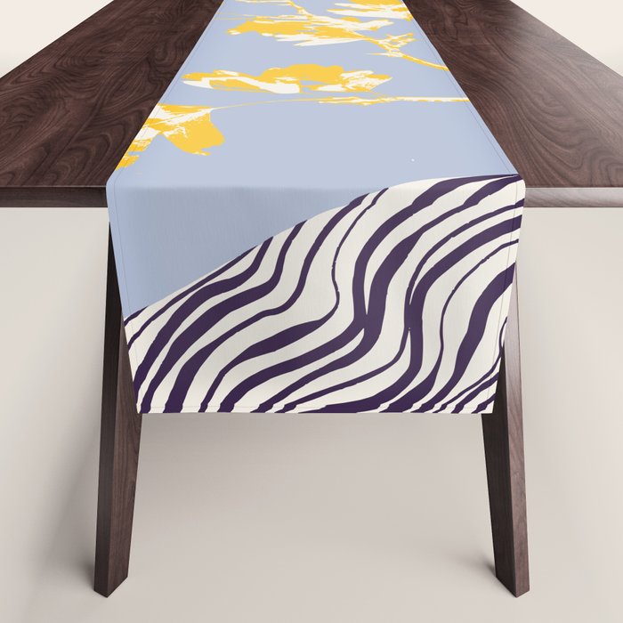 Plant Based Happyness Hawthorn Still Life Table Runner