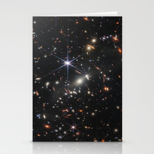 James Webb Space Telescope First Deep Field: Galaxy Cluster Smacs 0723  Stationery Card