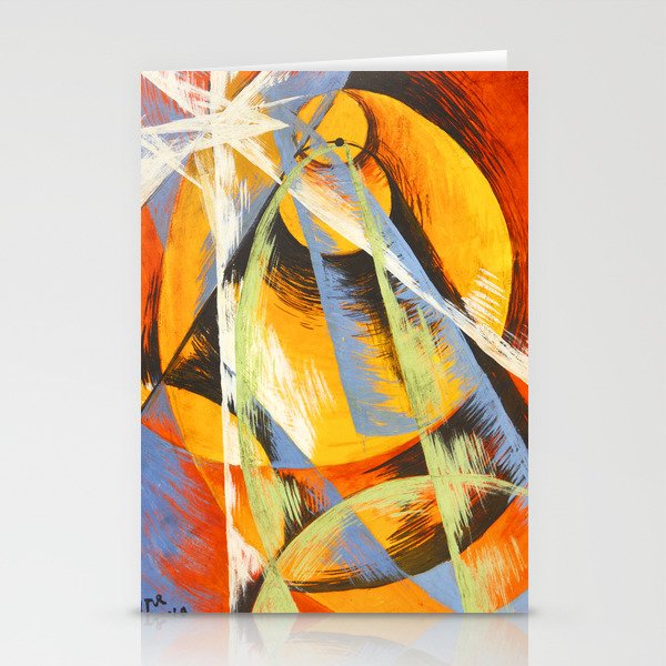 Transit Of Mercury By Giacomo Balla, 1914 Stationery Card