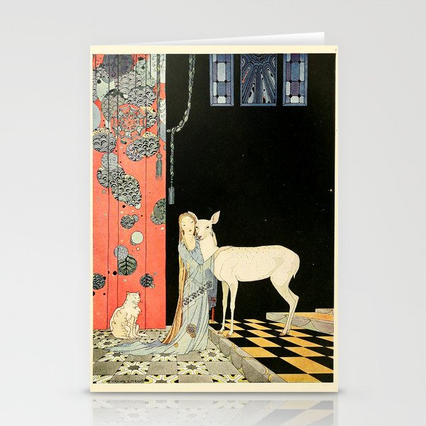 Art By Virginia Frances Sterrett From "Old French Fairy Tales," 1920 Stationery Card