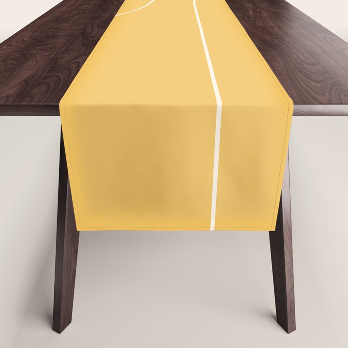 Modern Minimal Line Abstract Vi Table Runner
