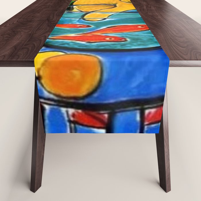 Henri Matisse - Cat With Red Fish Still Life Painting Table Runner