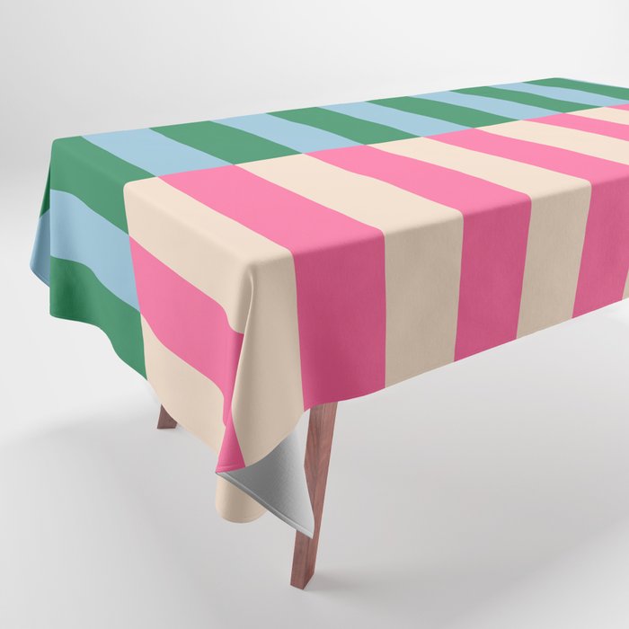 Modern Minimalist Abstract Stripes Tablecloth