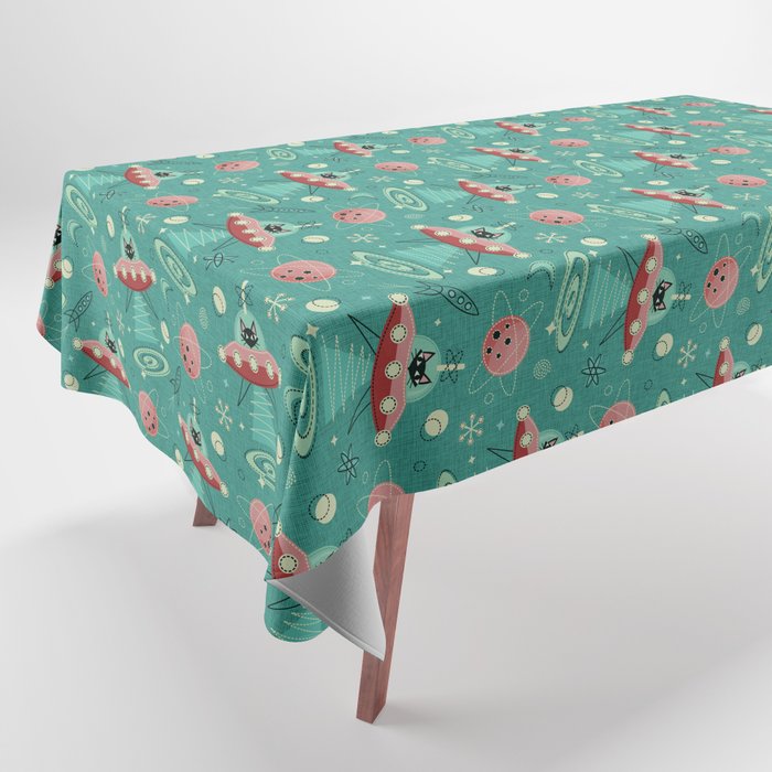 Atomic Cats In Space - ©Studioxtine Tablecloth