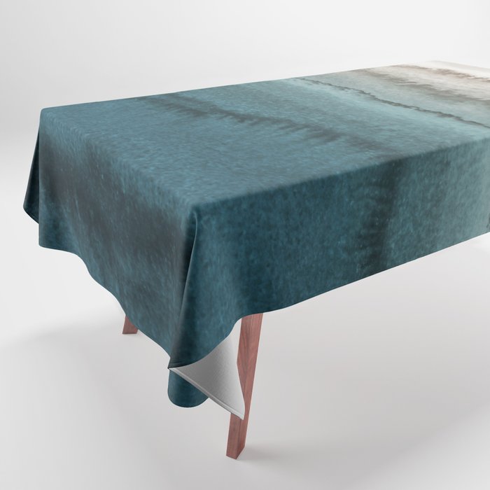 Within The Tides - Crashing Waves Teal Tablecloth