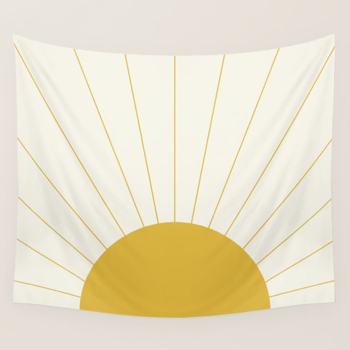 Sunrise / Sunset Minimalism Wall Tapestry