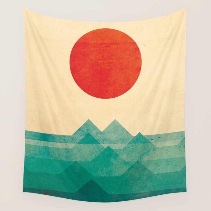 The Ocean, The Sea, The Wave Wall Tapestry