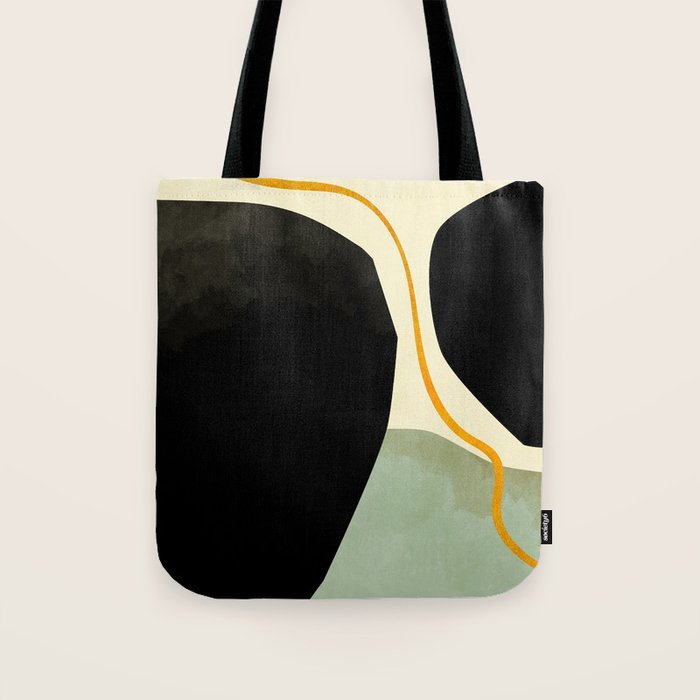Shapes Organic Mid Century Modern Tote Bag