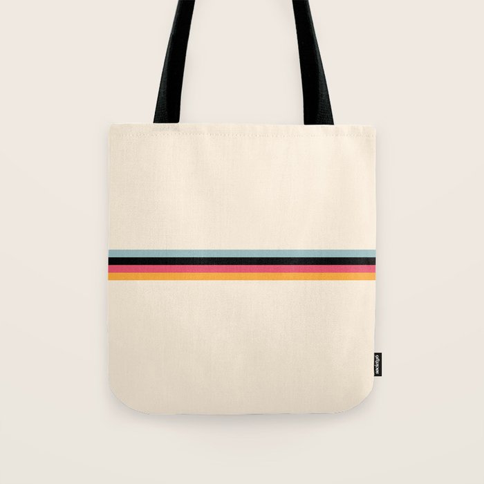 Ishtar - Classic Retro Summer Stripes Tote Bag