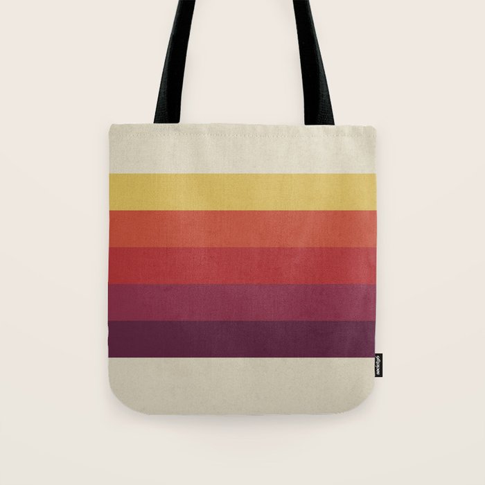 Retro Video Cassette Color Palette Tote Bag