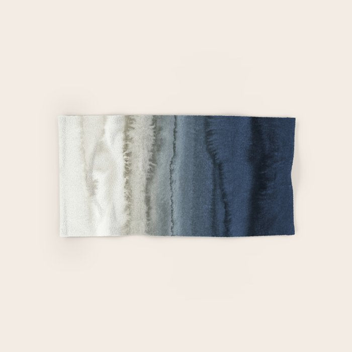 Within The Tides - Crushing Waves Blue Bath Towel