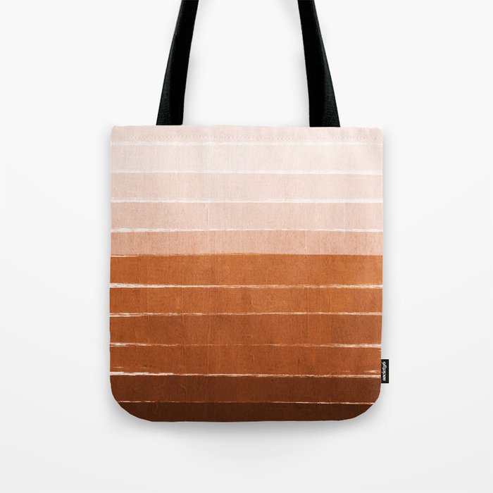 Sunset - Rust, Terracotta, Clay, Desert, Sunshine, Boho, Ombre, Paint, Sunset Colors,  Tote Bag