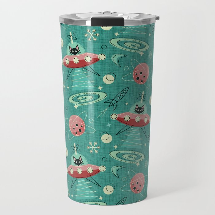 Atomic Cats In Space - ©Studioxtine Travel Mug