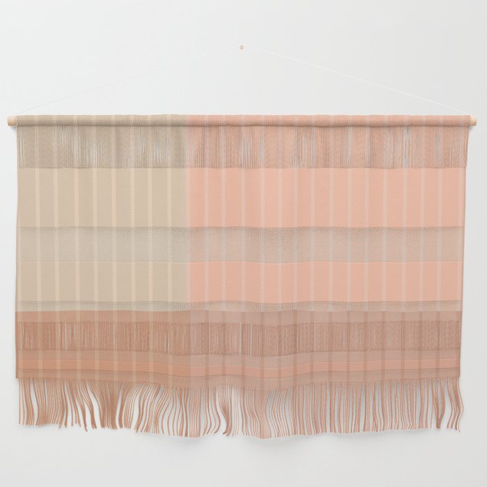 Color Block Line Abstract Ii Vintage Neutral Wall Hanging