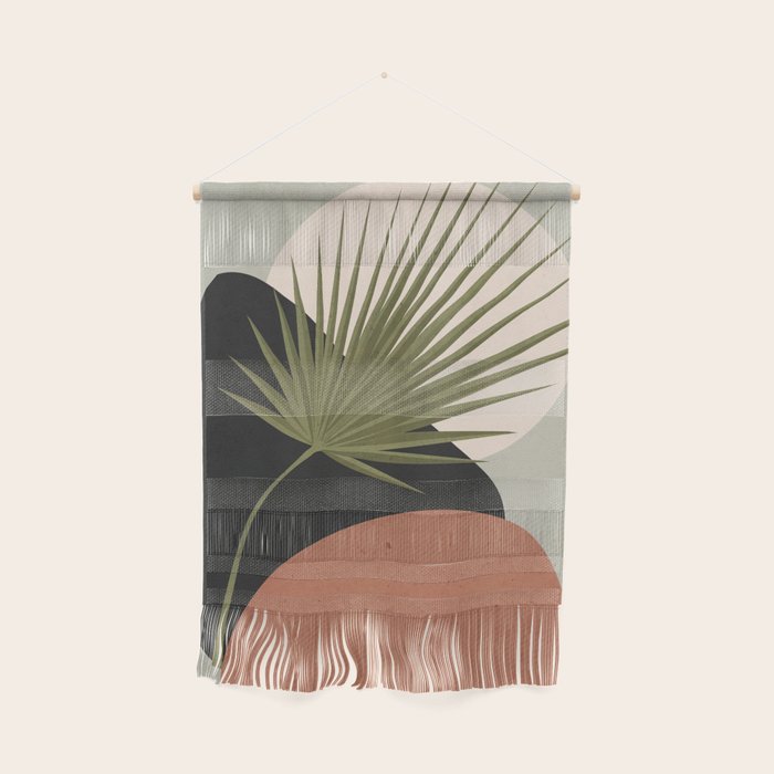 Tropical Leaf- Abstract Art 5 Wall Hanging