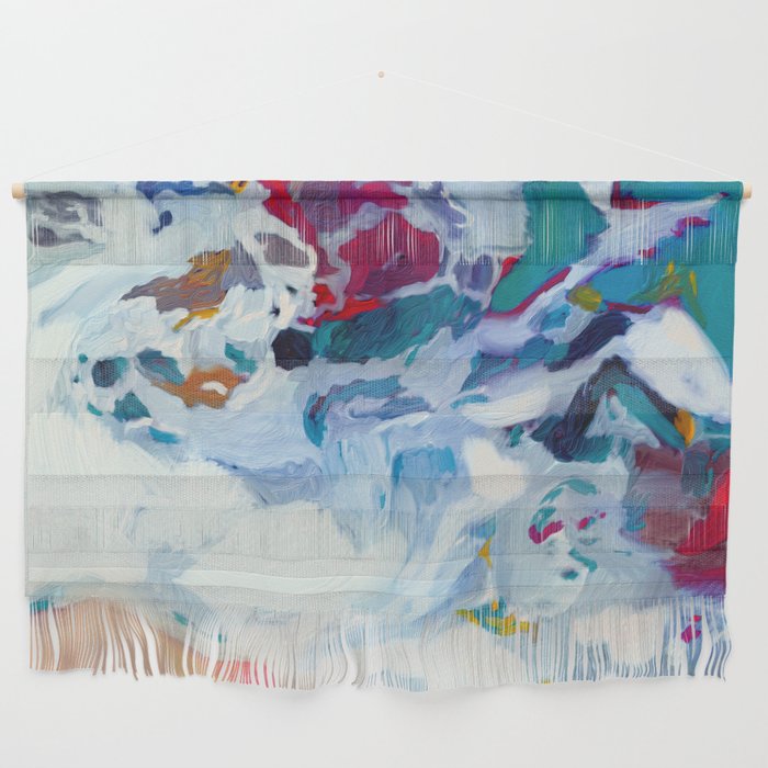 The Sea On The Beach Abstract Art Wall Hanging
