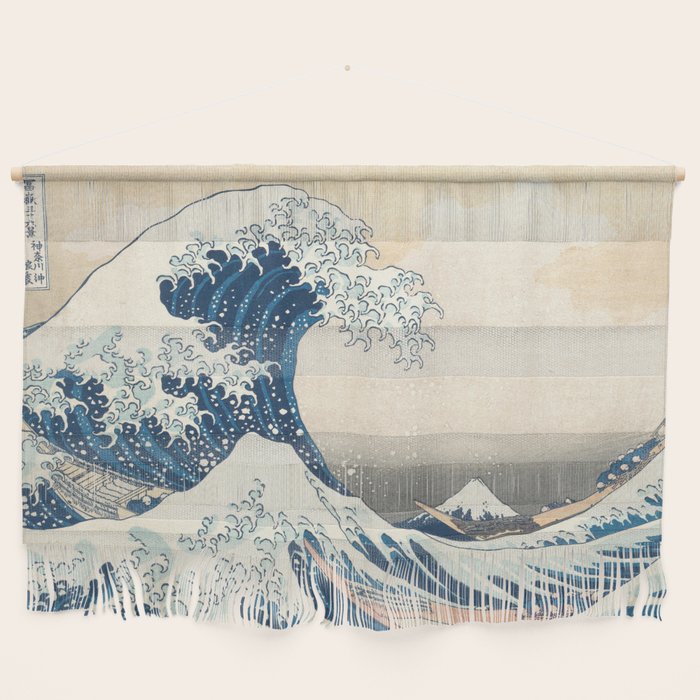 The Great Wave Off Kanagawa By Katsushika Hokusai Thirty Six Views Of Mount Fuji - The Great Wave Wall Hanging