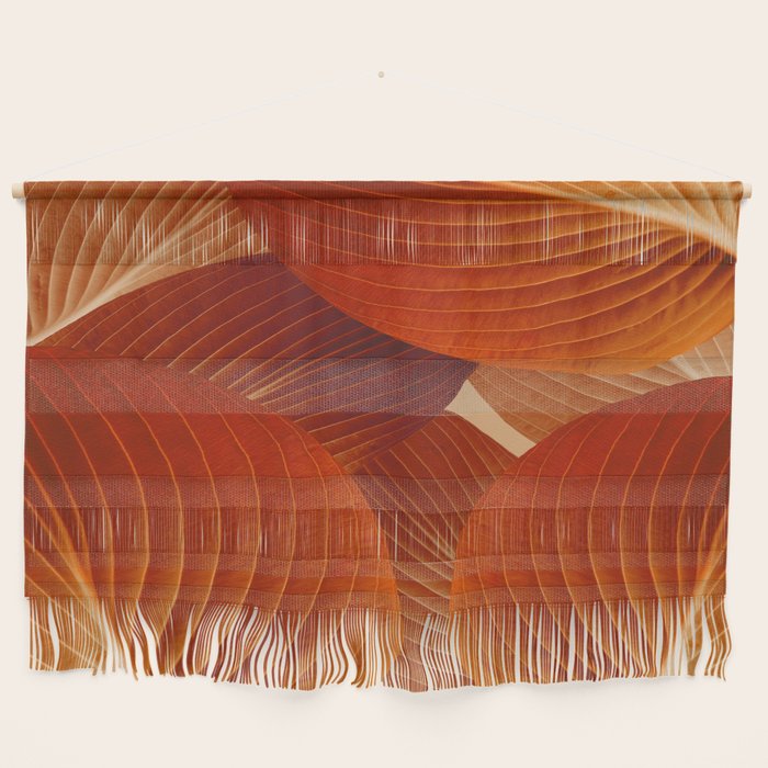 Leaves In Terracotta Color #Decor #Homestorie #Buyart Wall Hanging
