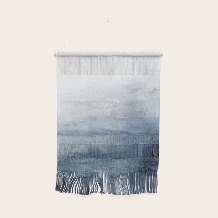 Indigo Abstract Painting | No.2 Wall Hanging