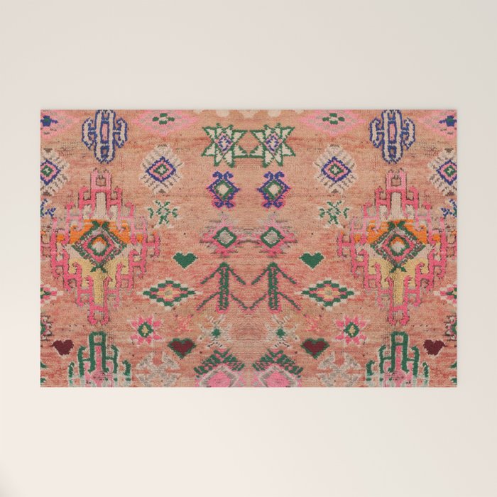 Moroccan Berber Traditional Carpet Welcome Mat