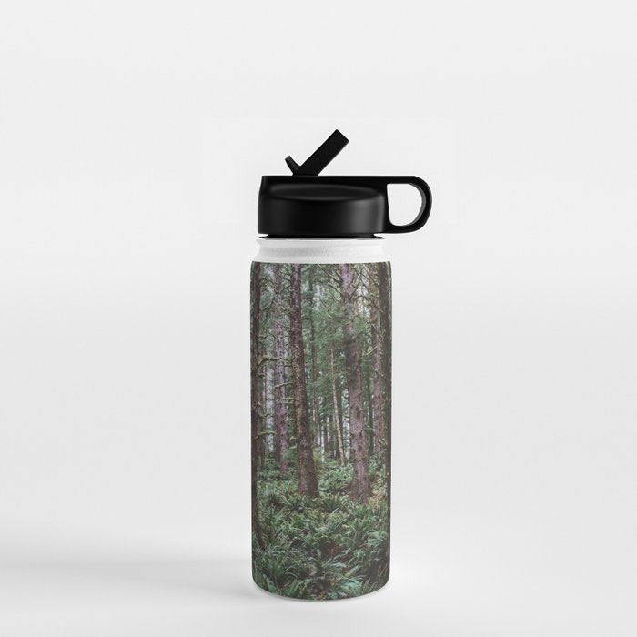 Forest Dark, Forest Deep Iii Water Bottle