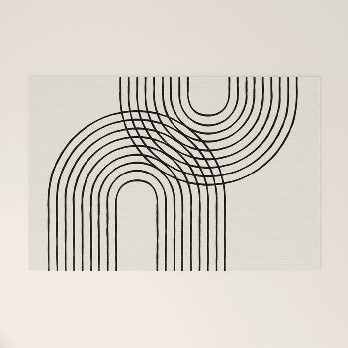 Arch Duo 2 Mid Century Modern Welcome Mat