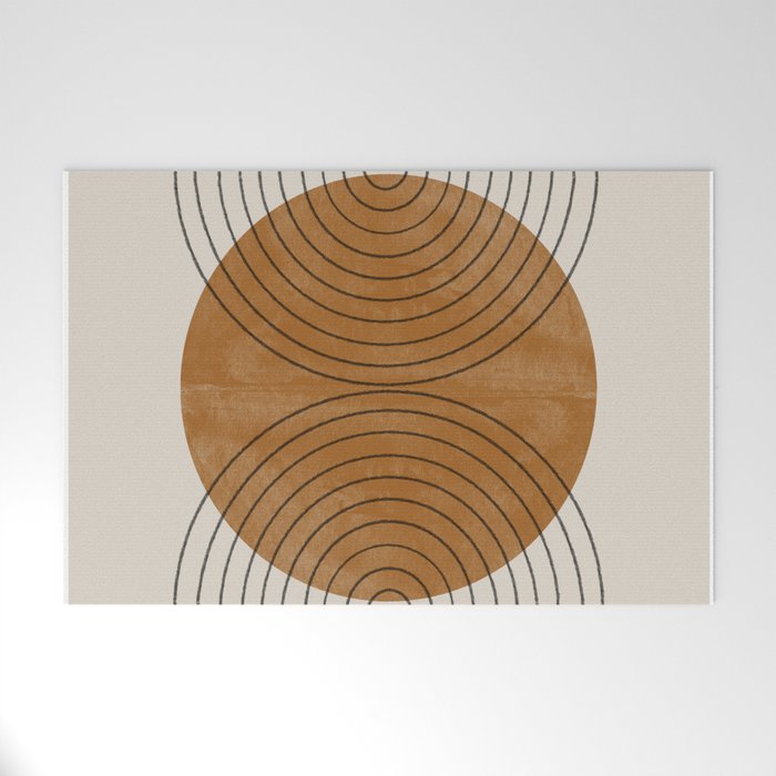 Perfect Touch  Mid Century Modern Welcome Mat