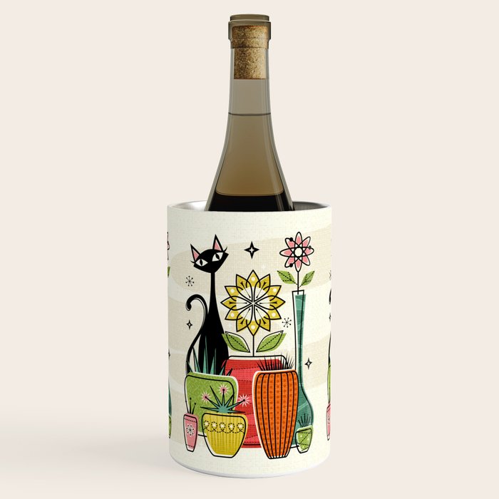 Plants, Pots, And A Pussycat ©Studioxtine Wine Chiller