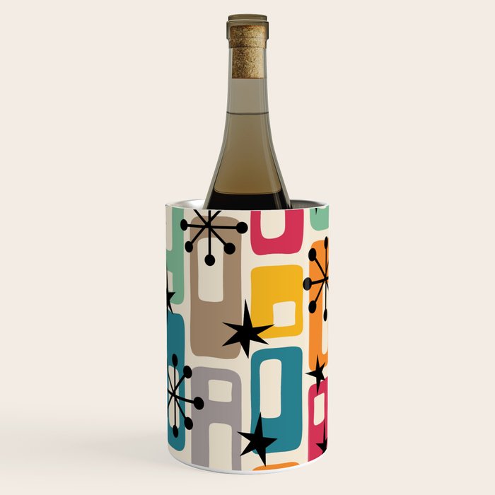 Retro Mid Century Modern Atomic Decoration 254 Googie Wine Chiller