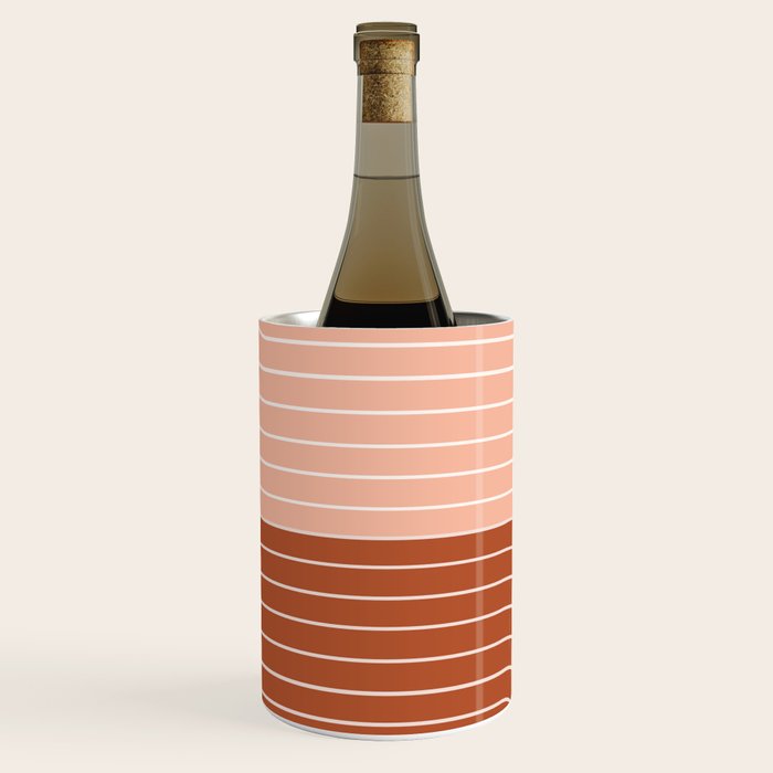 Two Tone Line Curvature Xxix Wine Chiller