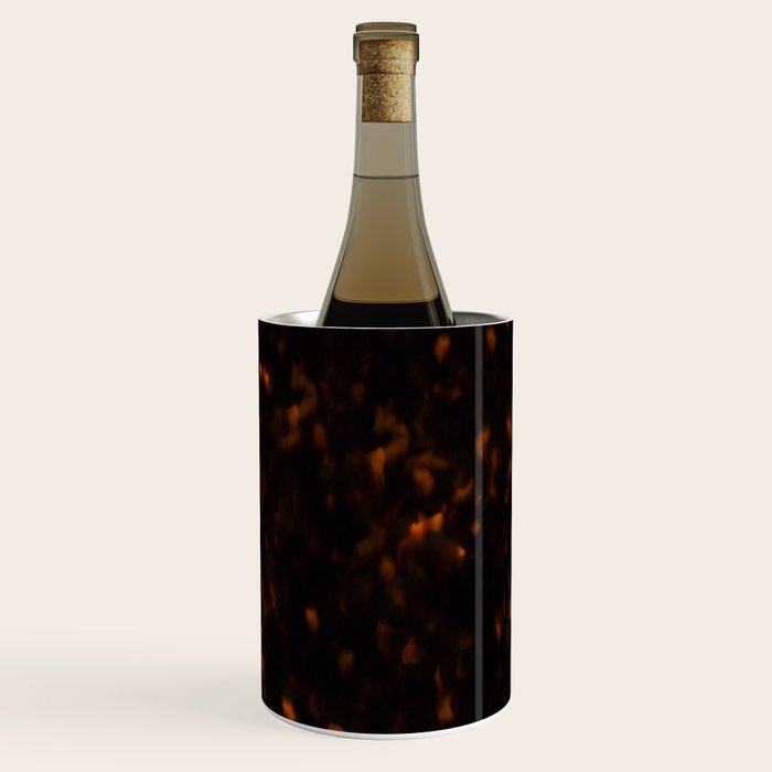 Dark Tortoise Shell Pattern Wine Chiller